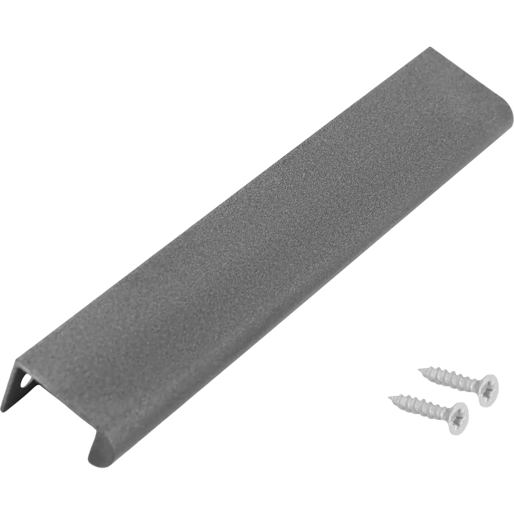 Мебельная ручка-профиль графит 128 мм Jet STLM-2209508 - Вид №2