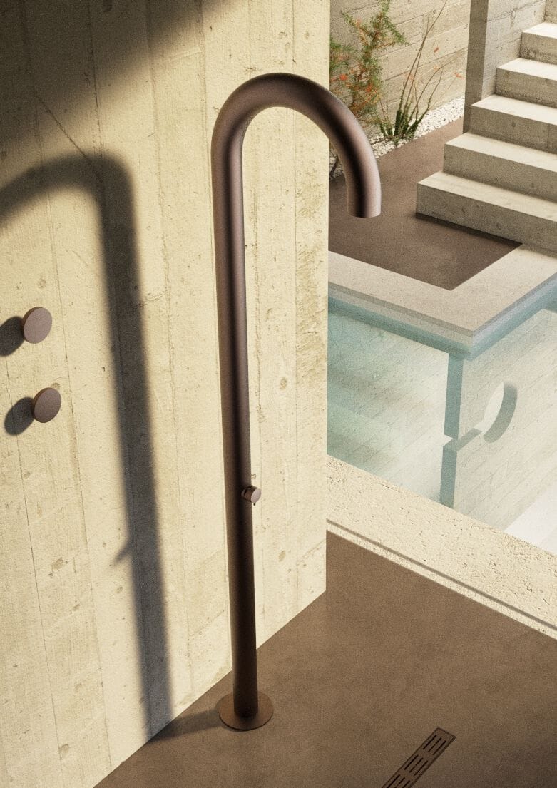 Напольная душевая колонна из нержавеющей стали Fir Italia Outdoor Indoor Showers ARCH-00139491 - Вид №1