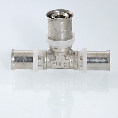 VTm.231.N.261626 Пресс-фитинг – тройник Valtec 26 х 16 х 26 мм  - Вид №8