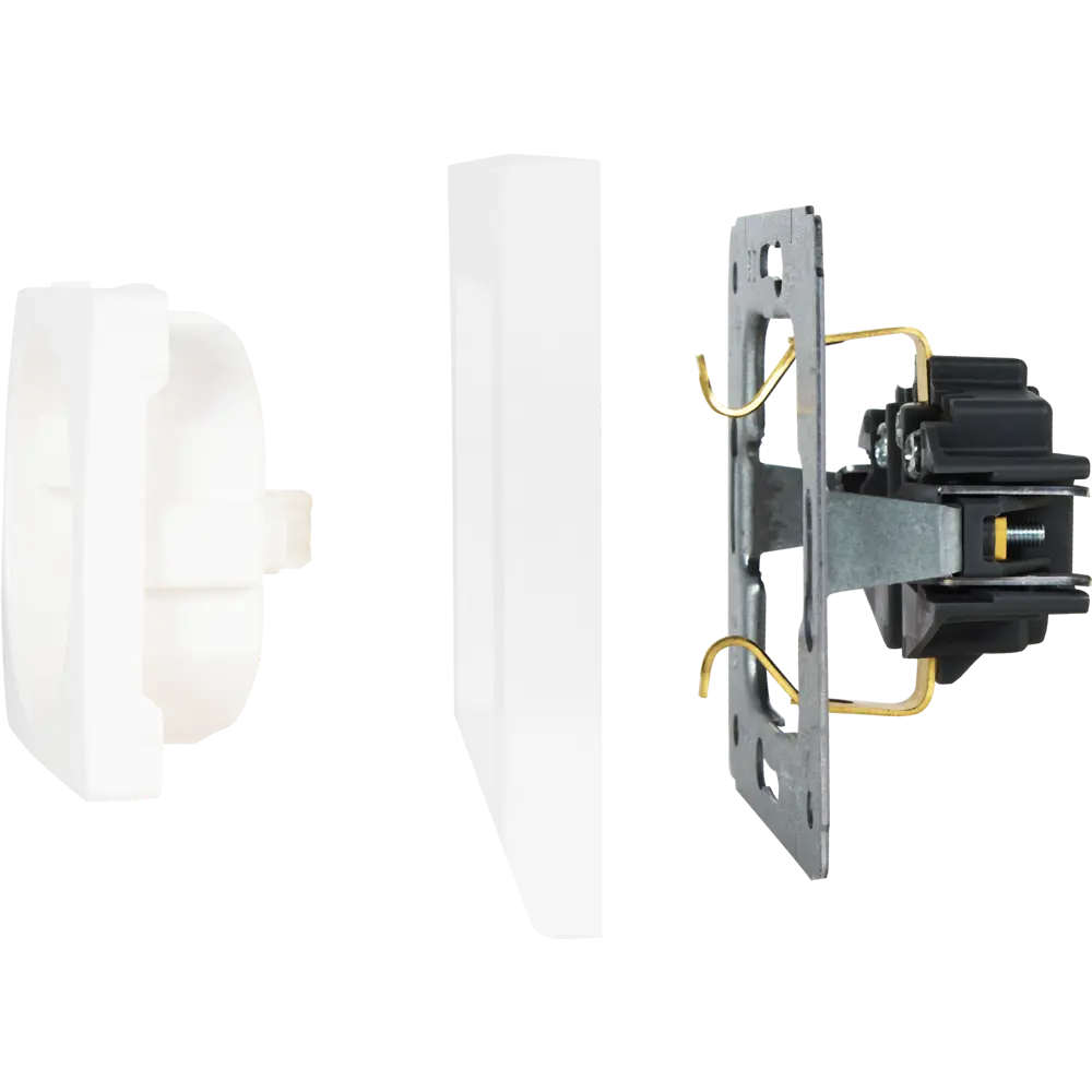 Рамка Werkel Stark для трех розеток и выключателей — белая элегантность 82125379 STLM-0019708 - Вид №2