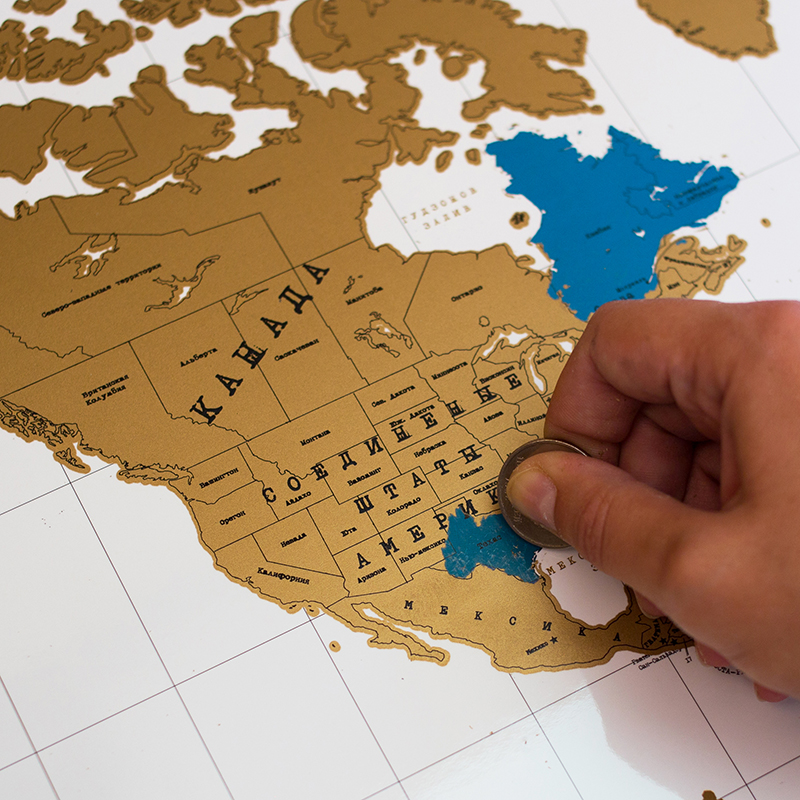 0346 Карта мира true map BadLab  - Вид №3