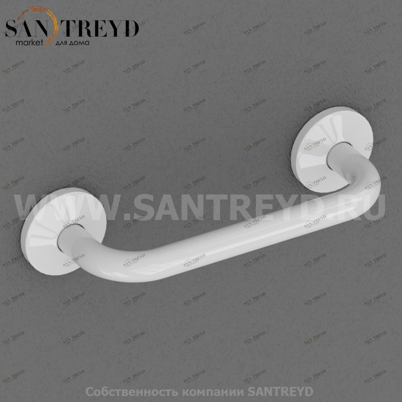 DS113 Линейная ручка безопасности 30 см белая Globo AUSILIA Италия Ceramica Globo