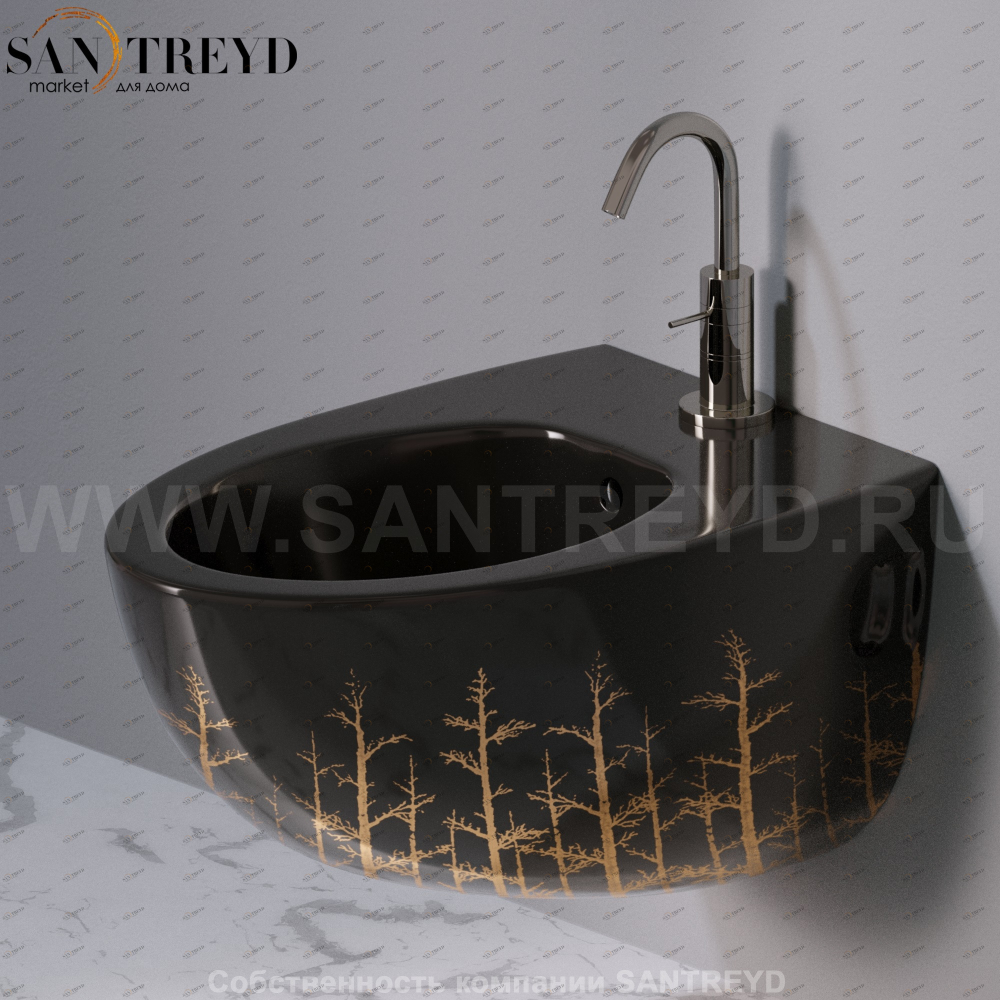 S512406G Биде подвесное OVAL A. e T. Italia AeT ITALIA