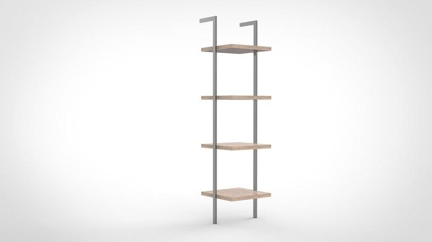 Mobilspazio Открытая полка с креплением от пола к потолку для гостиниц Urban sun-id-1405352 - Вид №15