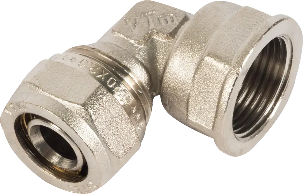 Угол комбинированный Valtec 90° для металлопластиковых труб 20 мм x 3/4" 10522849