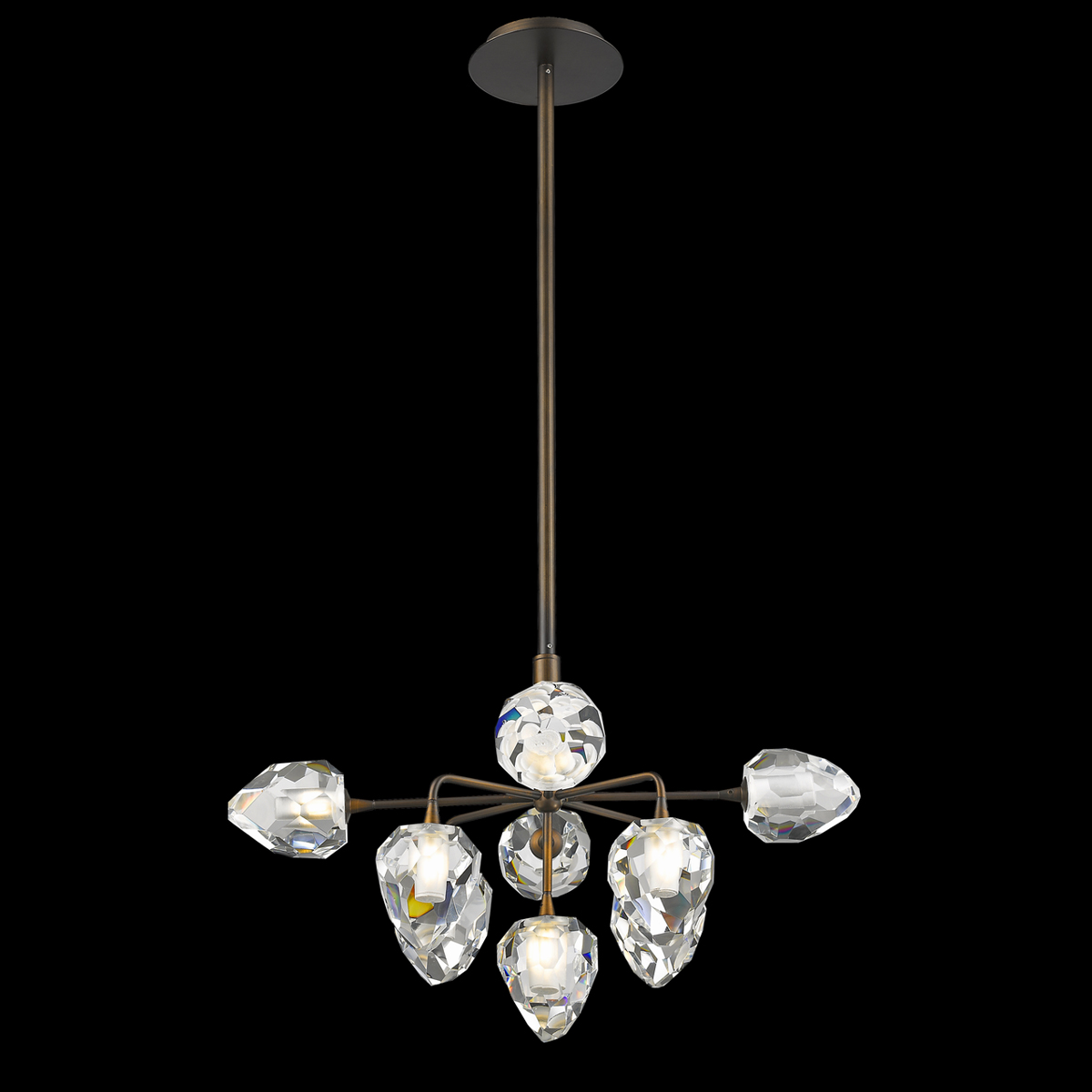 Подвесной светильник On the Rocks 9 от Delight Collection P68038L-9 DELIGHT COLLECTION ДИЗАЙНЕРСКИЕ 243797 Золотой  - Вид №2