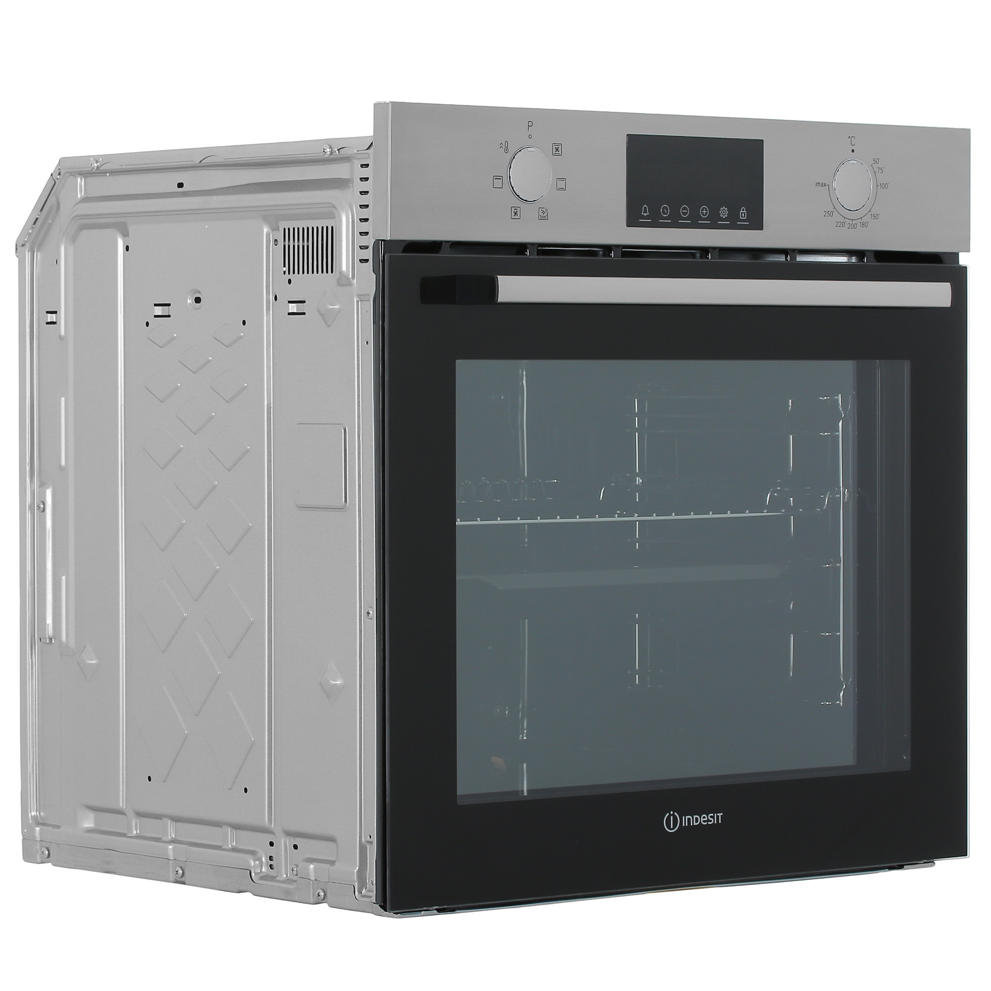 9987779 Электрический духовой шкаф Indesit IFE 3644 J IX серебристый STDN-0016888 - Вид №1