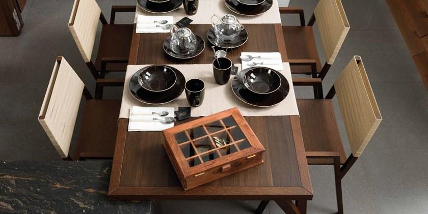 GAMADECOR Стул из фанерованной древесины с подлокотниками sun-id-1486132 - Вид №1