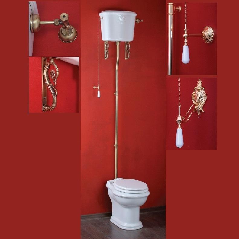 ML.IMP-25.311.BI/ML.IMP-25.328.BI/ML.MEC-29.041.DO/ ML.MEC.29.128.DO Компакт унитаз с бачком Золотистый Migliore  Италия  - Вид №3