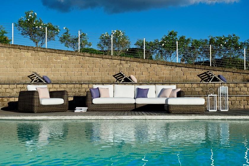 Unopiù Модульный садовый диван из waprolace® Agorà Agora sun-id-1463345 - Вид №2