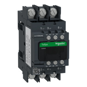LC1D65A6R7 Контактор LC1D 3P 65А 400/440В AC 30кВт Schneider Electric TeSys