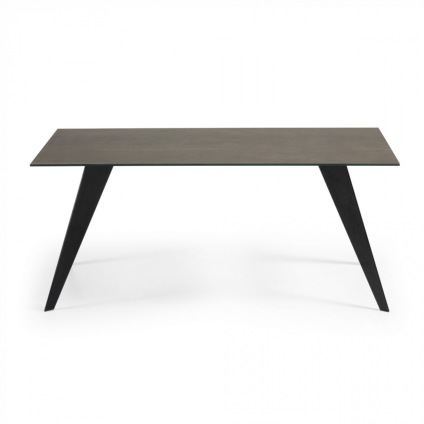 053260 Стол Nack 180x100 Черный керамический La Forma Koda  - Вид №1