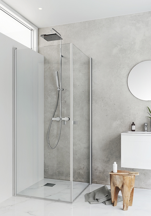 1450431 Igloo Pro Corner Двойное Прозрачное Стекло 70X80 Hafa Прозрачный 