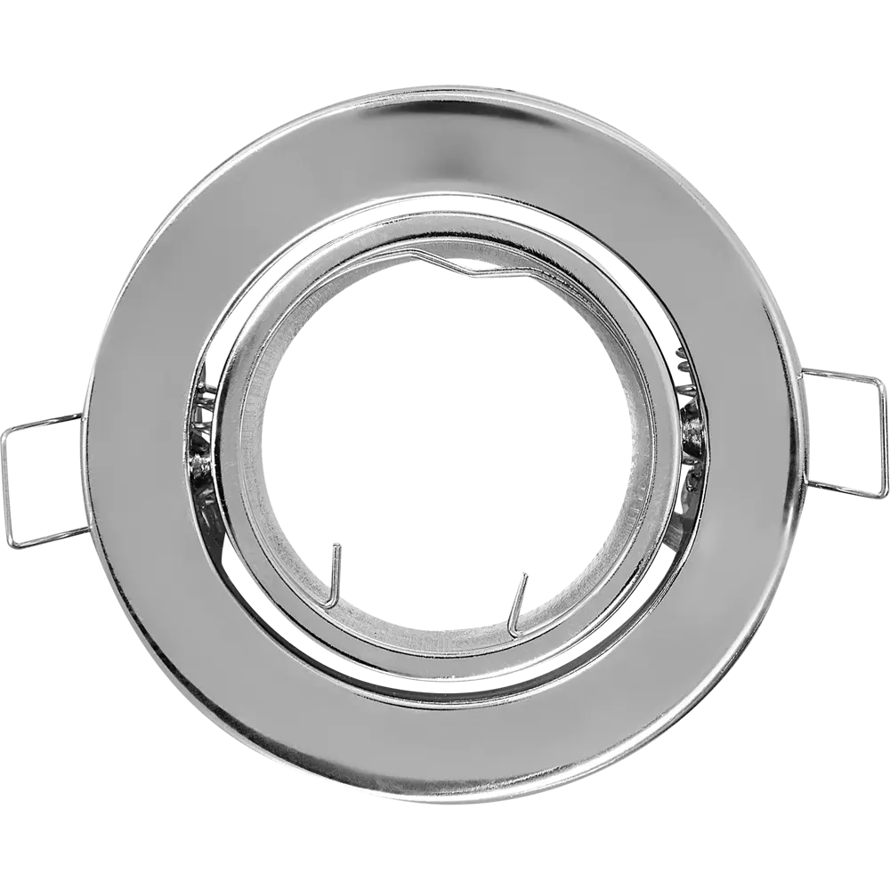 Светильник точечный встраиваемый под отверстие 60 мм GU5.3 цвет хром Santreyd STLM-2104207 - Вид №3