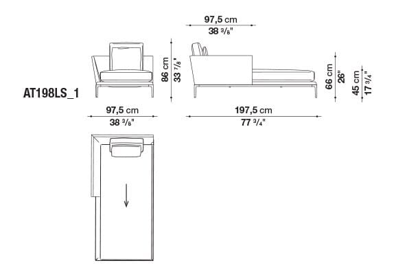 Кожаный диван B&B Italia Атолл ARCH-00112726 - Вид №40