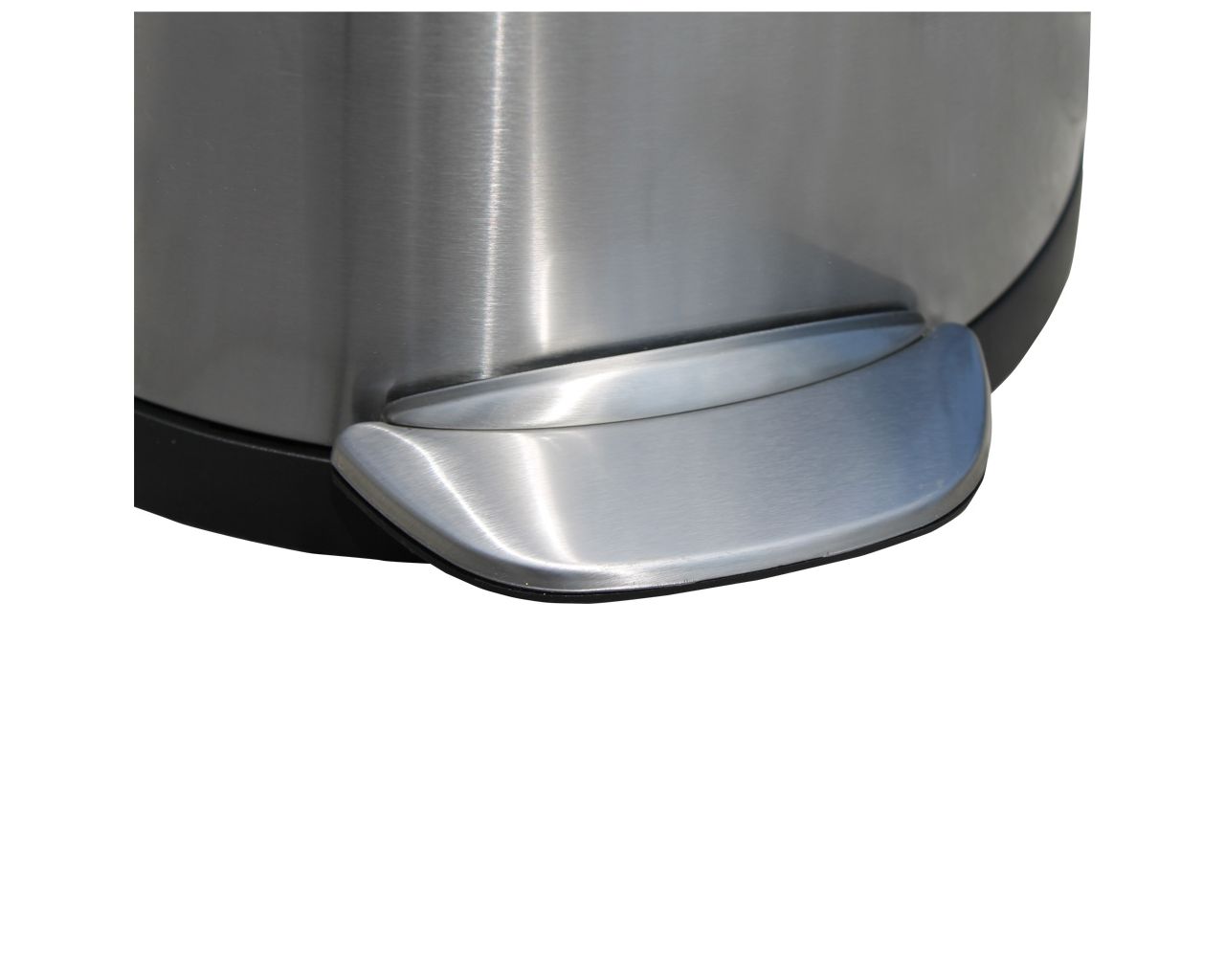 KIM418 Ведро с педалью TOP SILENT LUNA, объем 5 л, матовая сталь Merida  - Вид №3