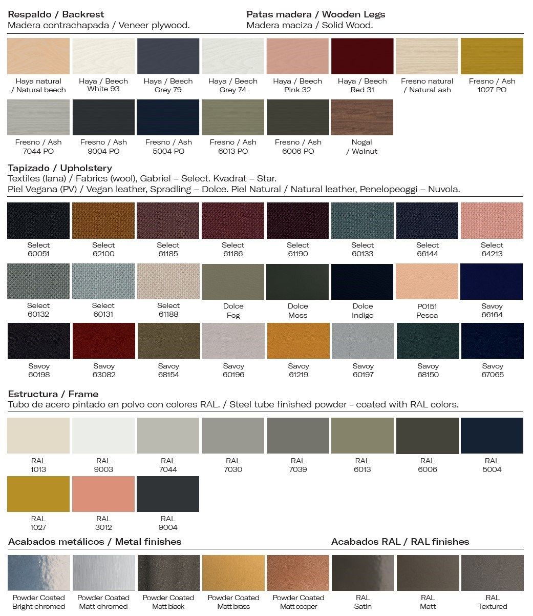 Стул из ясеня с металлическими подлокотниками и ножками Vergés Cistell Original ARCH-00067183 - Вид №5