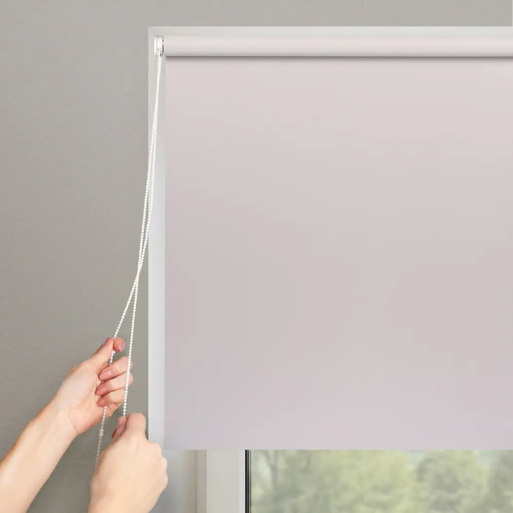 Штора рулонная блэкаут 140x175 см светло-серая PRAKTO BLACKOUT STLM-2001610 - Вид №5