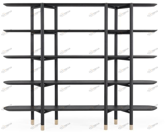 ETRO Home Interiors Открытый двухсторонний деревянный стеллаж Woodstock E.woo.541.a