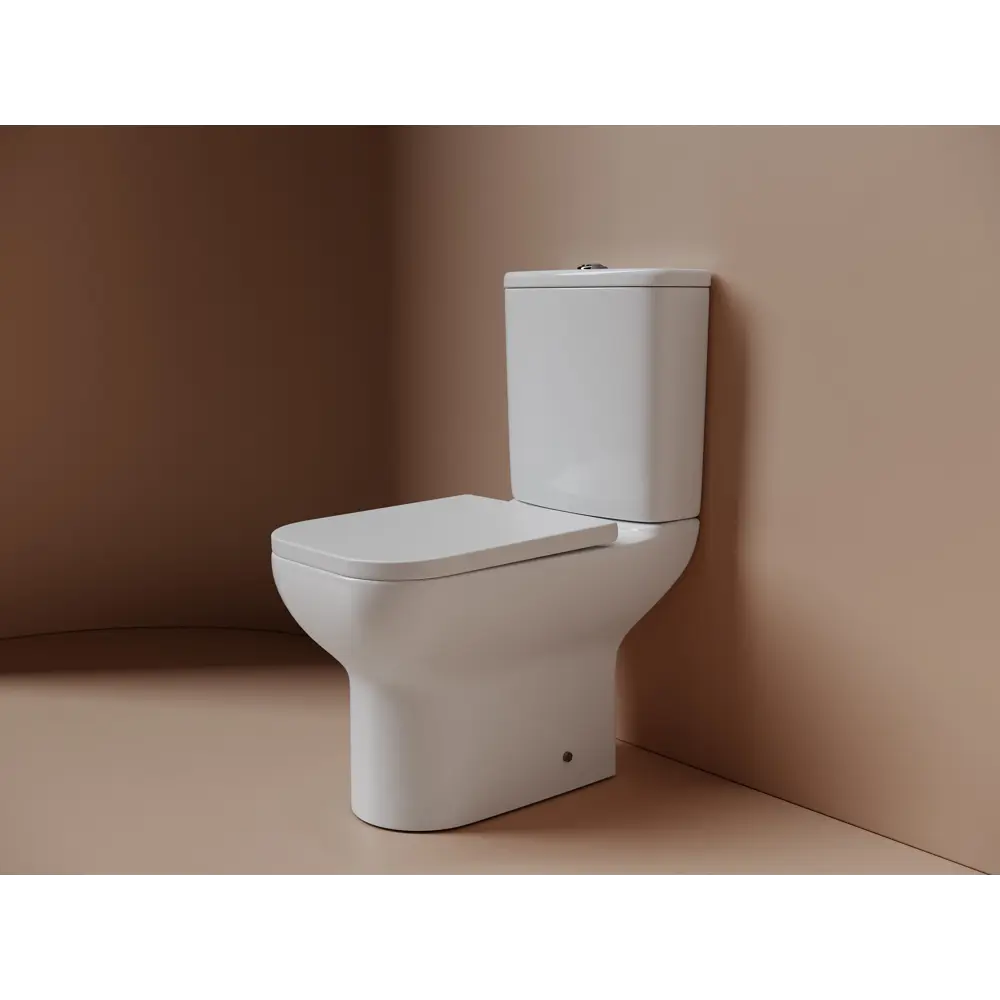 Унитаз-компакт Flo Square безободковый сиденье с микролифтом двойной смыв цвет Santreyd STLM-2064416 - Вид №1