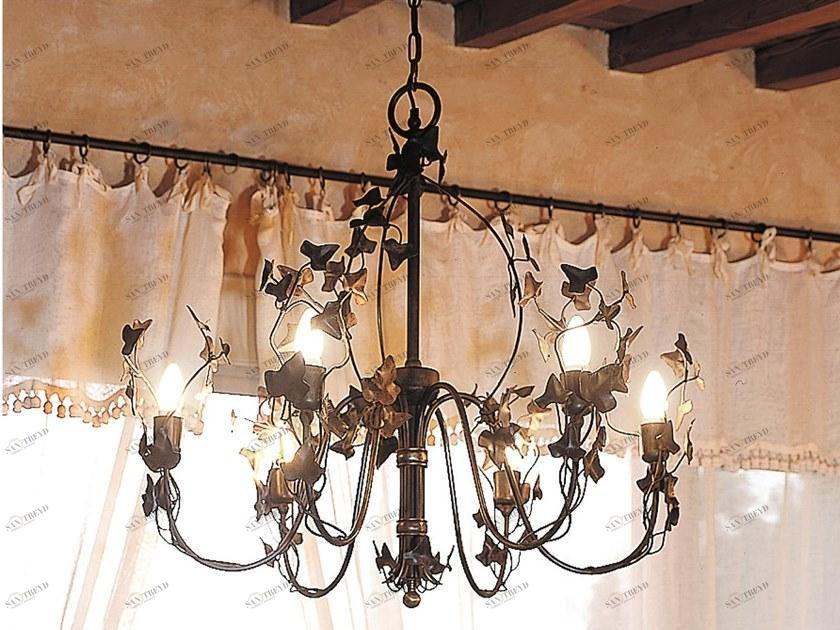 OFFICINACIANI Люстра из железа непрямого света Edera Hl1047ch-6