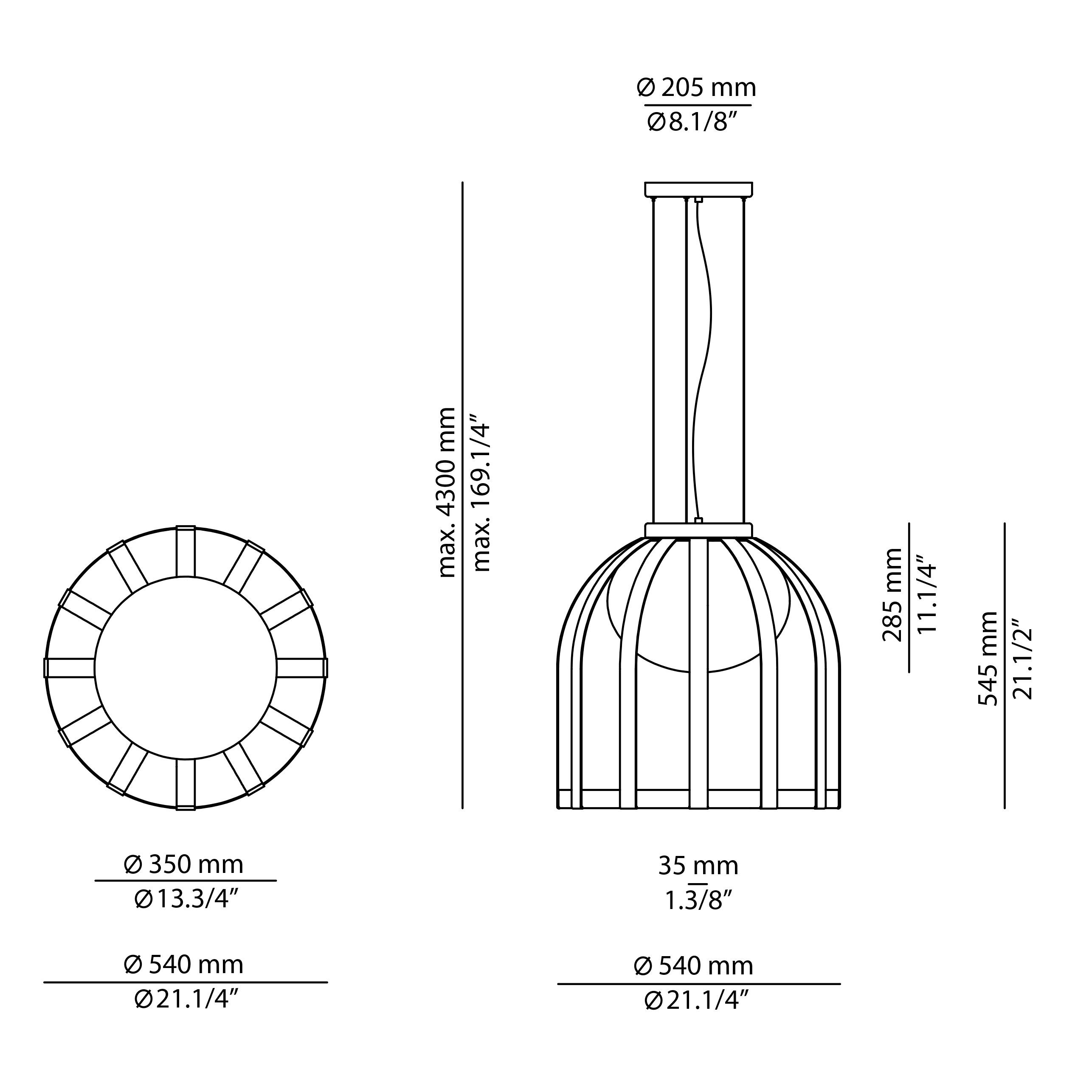 Открытый светодиодный подвесной светильник из полиэтилена Estiluz Bols ARCH-00149071 - Вид №4