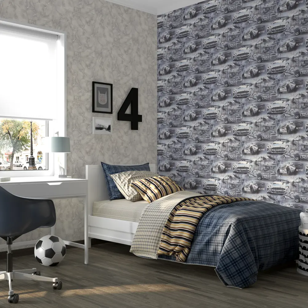 Обои флизелиновые Family Energies серые 1.06 м FM71729-14 PALITRA FAMILY STLM-2148519 - Вид №3