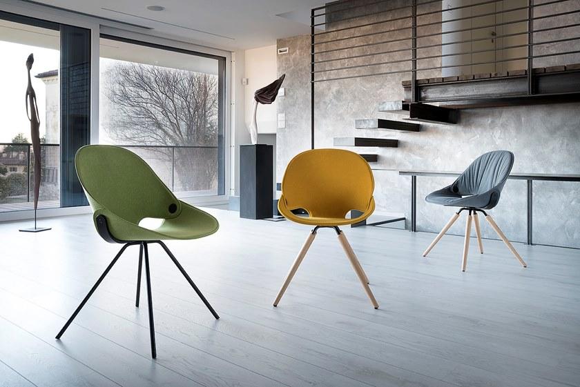 Tonon Вращающийся стул обитый тканью на жердочке [email protected] 923.12 - Вид №2