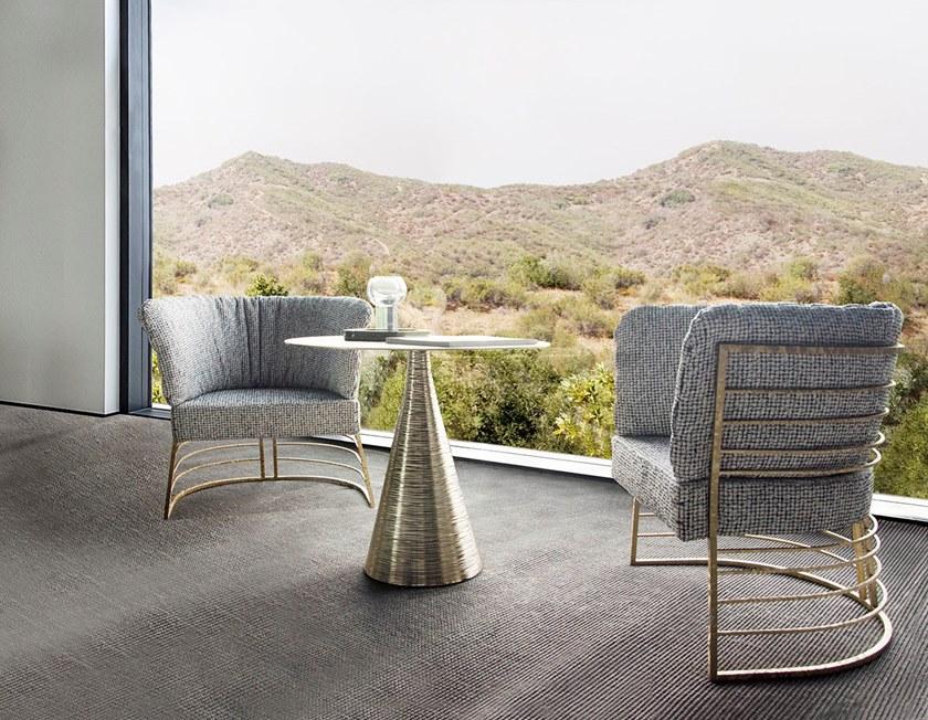 HESSENTIA | Cornelio Cappellini Приставной столик из отшлифованной вручную латуни Santreyd sun-id-1479093 - Вид №2