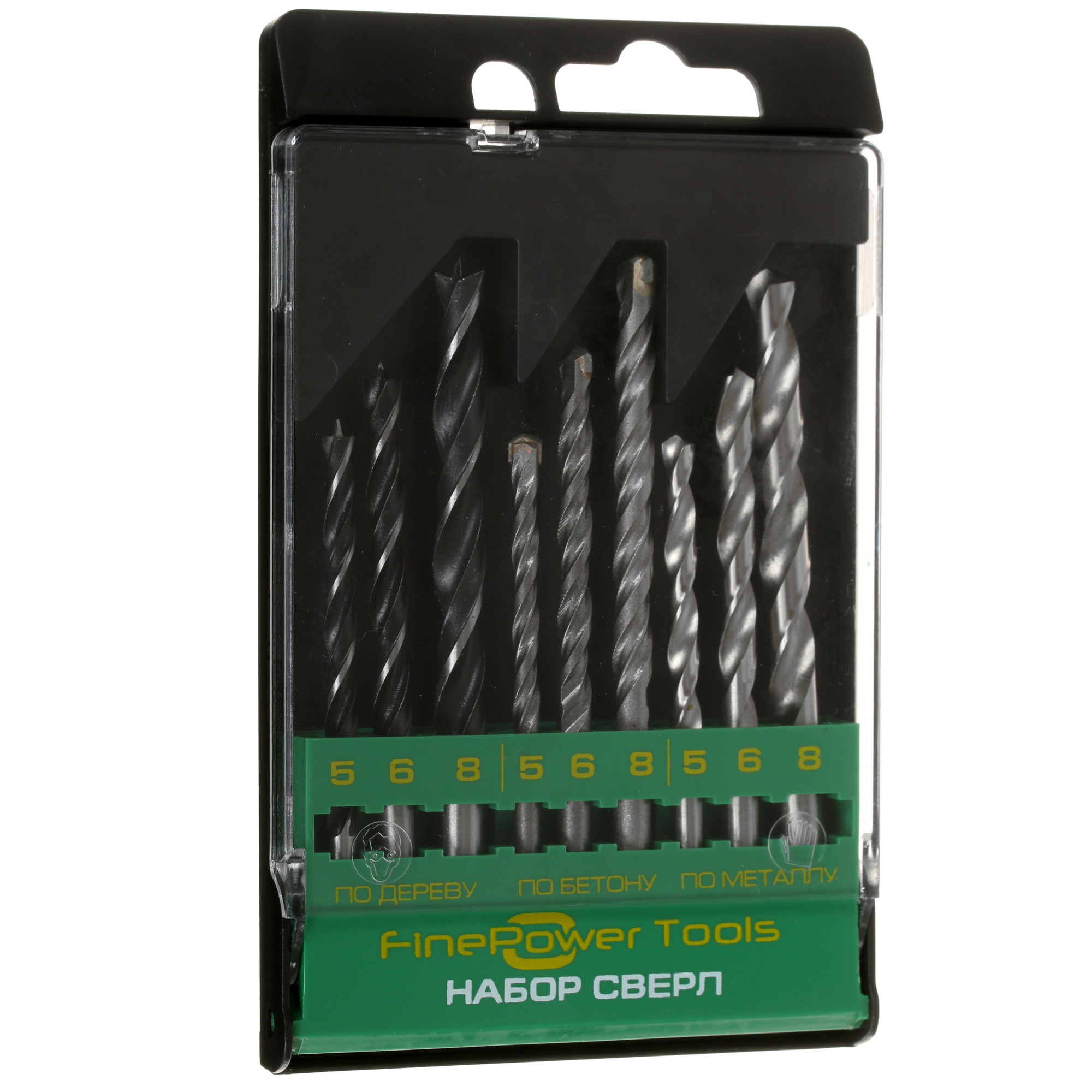 Набор сверл FinePower DFD0820 4729353 STDN-0003098