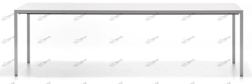 MDF Italia Выдвижной прямоугольный алюминиевый стол sun-id-1371100