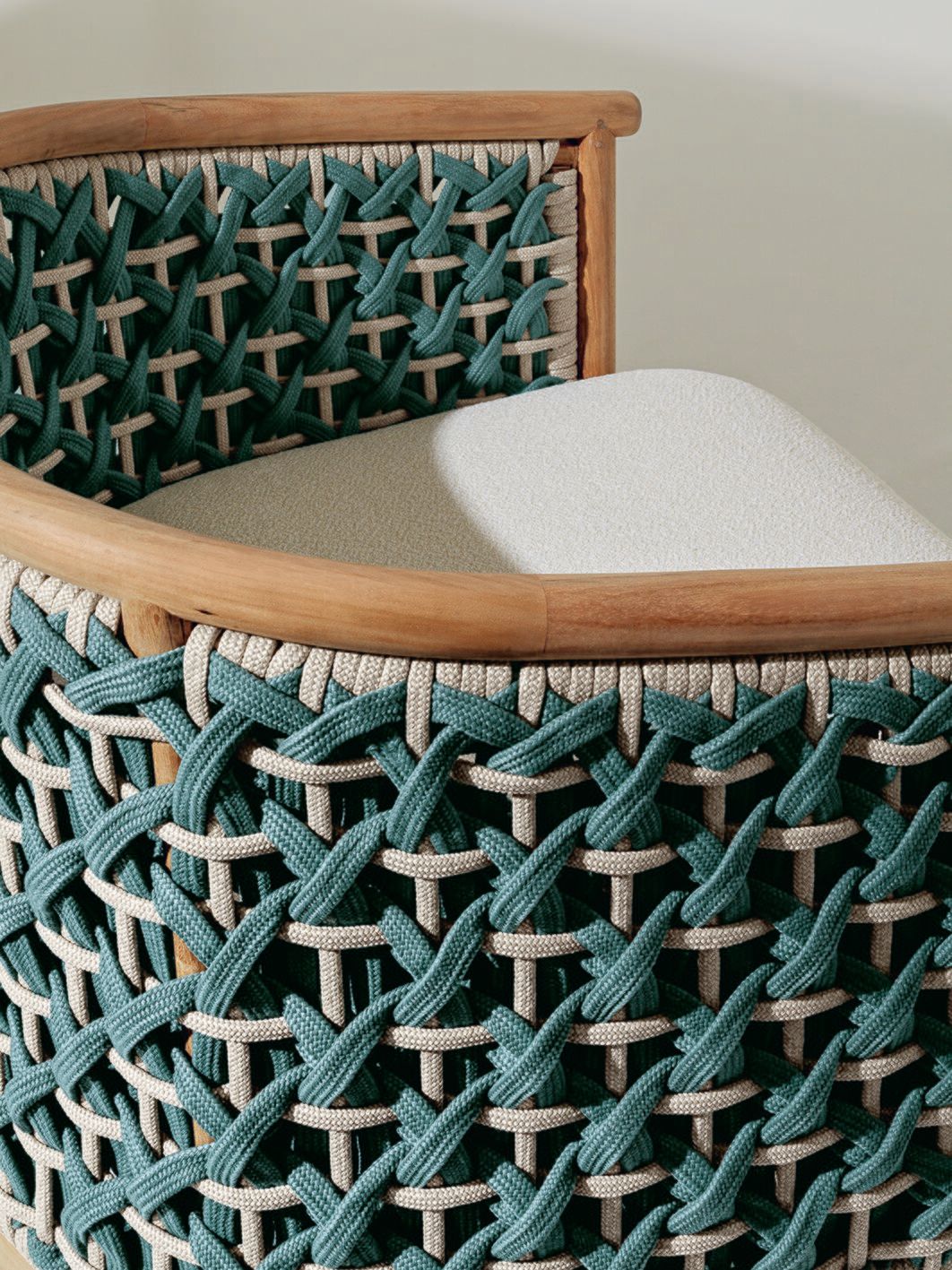 Стул для сада из тикового дерева с подлокотниками Ethimo патио ARCH-00083384 - Вид №11