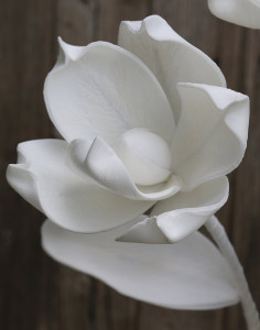 7938 700 a3 Искусственный мягкий цветок 'Blossom', 115 см, чисто-белый H-andreas