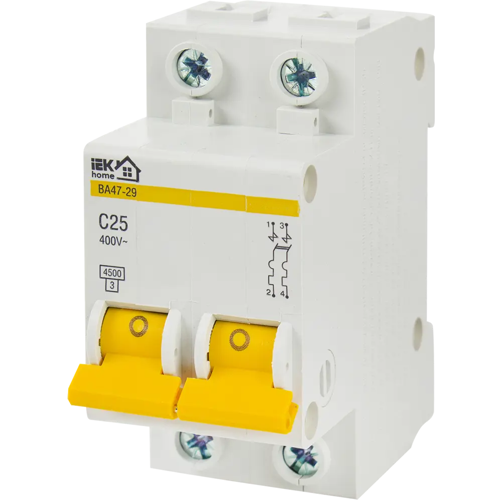 Автоматический выключатель IEK Home ВА47-29 для защиты электросетей 18072379 STLM-0009402