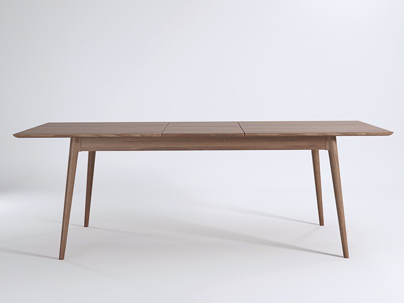 Деревянный прямоугольный выдвижной стол для гостиной KARPENTER Винтаж ARCH-00063168