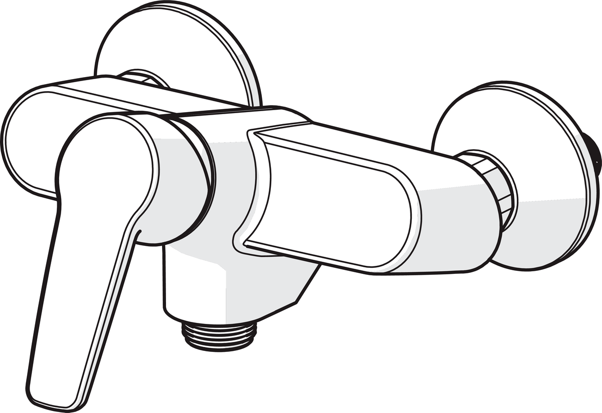 Oras 3970Y Смеситель для душа 3970Y Saga Хром  - Вид №2