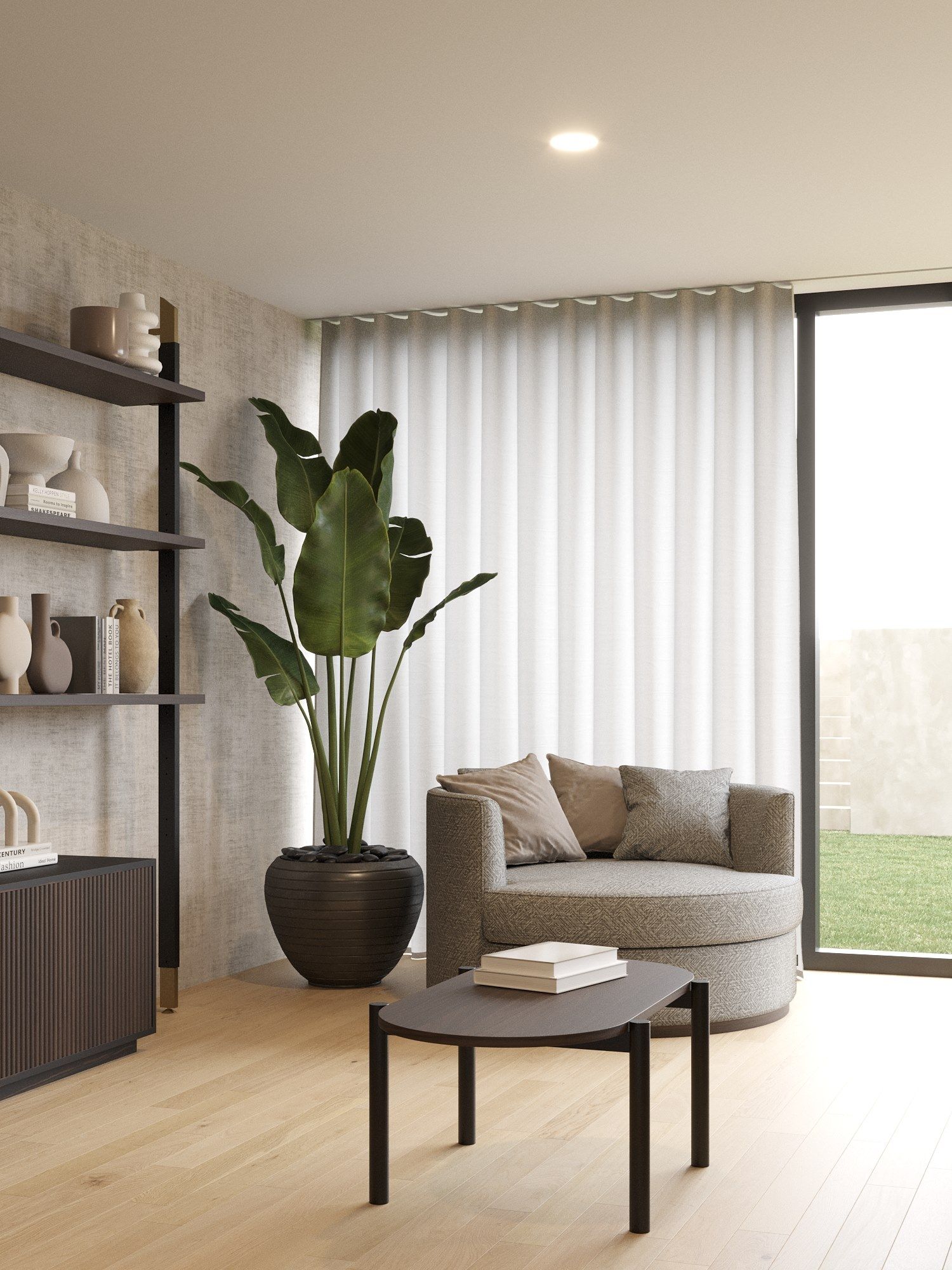 Деревянный овальный журнальный столик для гостиной Stylish Club Tribo ARCH-00044310 - Вид №3