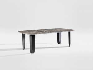 Прямоугольный мраморный журнальный столик