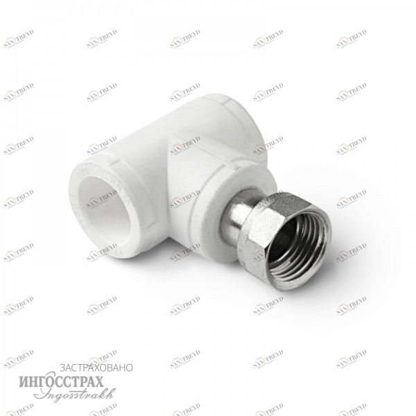 Тройник с накидной гайкой 25-1 PP-R PROAQUA 271286