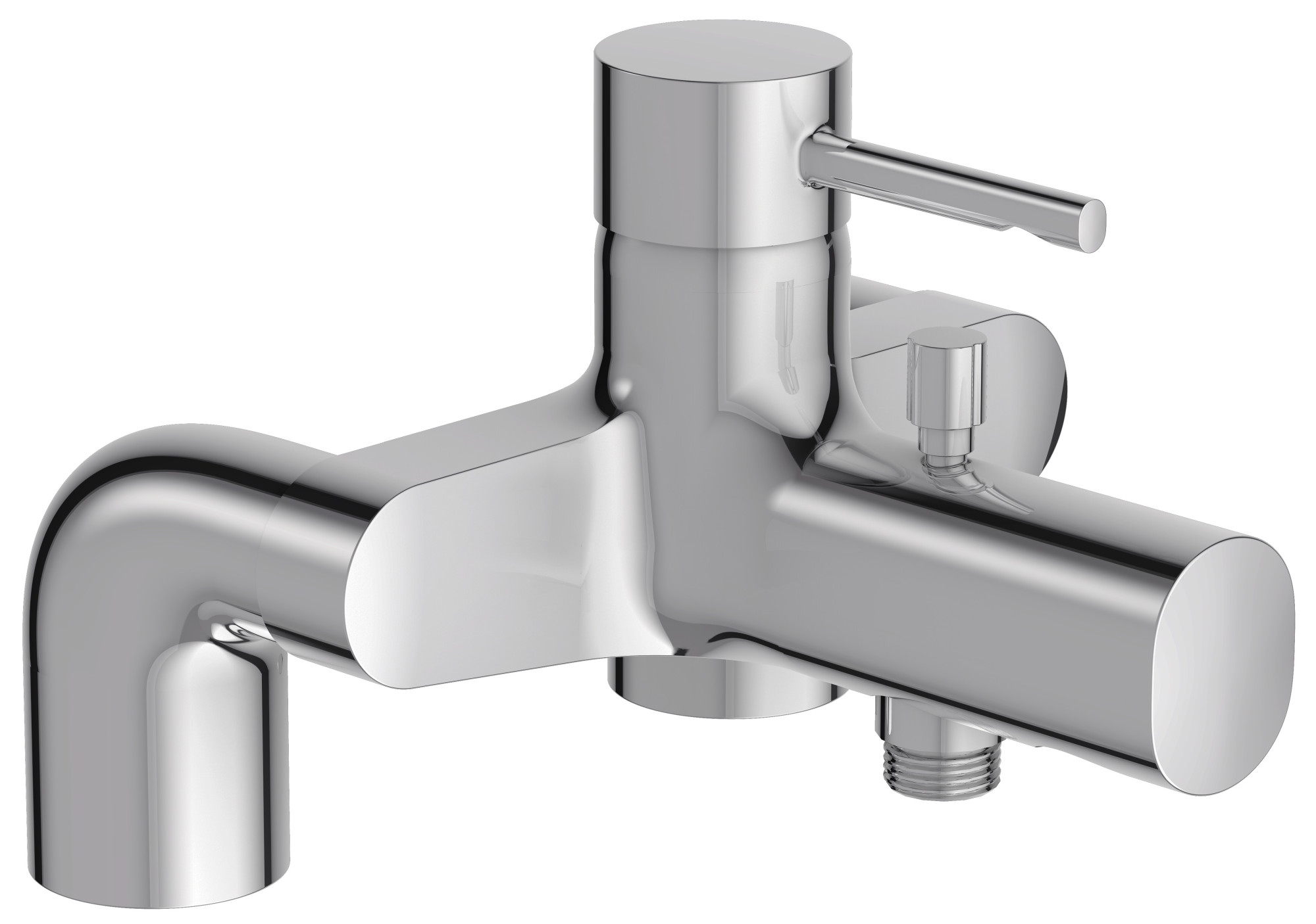 E37043-CP Однорычажный смеситель для ванны и души JACOB DELAFON CUFF