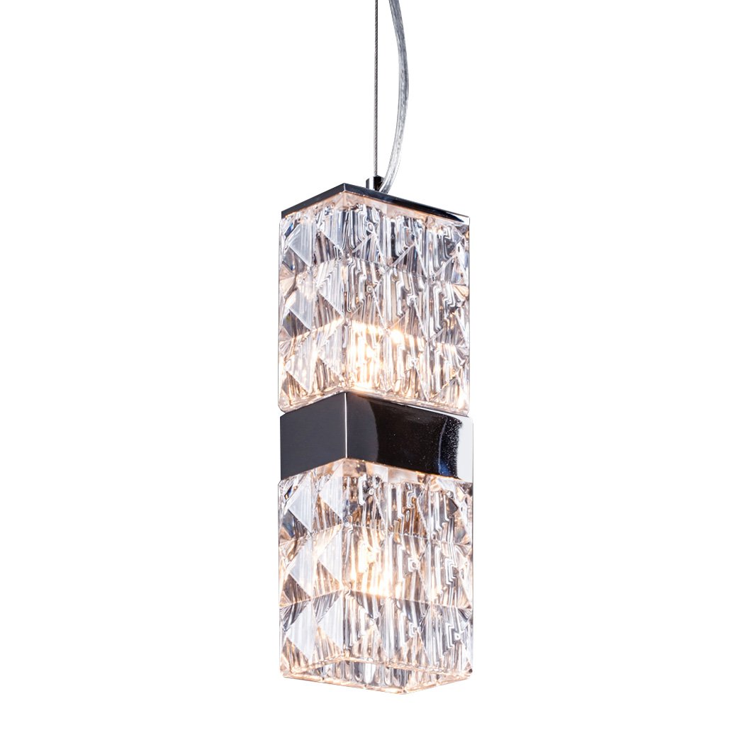 Подвесной светильник BRCH102D от Delight Collection DELIGHT COLLECTION ДИЗАЙНЕРСКИЕ 243918 Прозрачный;хром  - Вид №1