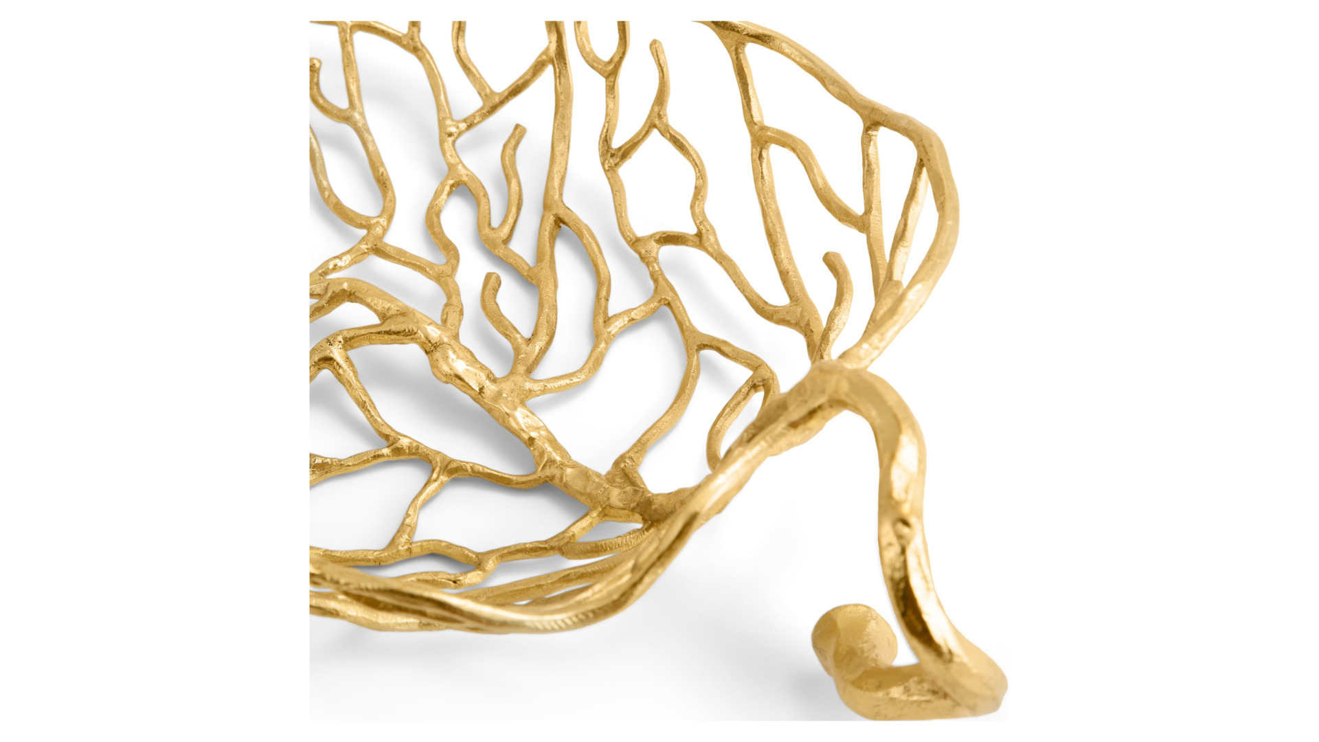 10663704 Michael Aram Блюдо Michael Aram Осенние листья 32см, латунь Латунь  - Вид №2