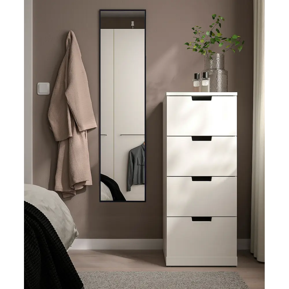 Зеркало Santreyd Psyche - элегантное настенное украшение в черной рамке 89391260 STLM-1511580 - Вид №3