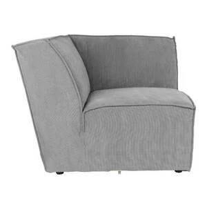 Пуф для дивана James, угловой, светло-серый