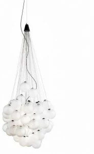 LUCEPLAN Светодиодная подвесная лампа из дутого стекла