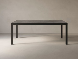 Прямоугольный садовый стол из керамогранита