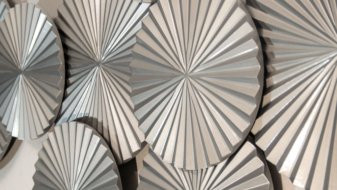 Панно декоративное настенное из дерева 175х160 см серебряное Silver-11 EVENHOME  00-3878821 Серебро  - Вид №3