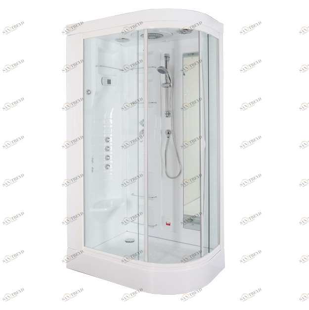 Закрытая душевая кабина Aquanet Hawaii 122x76 L без пара, прозрачное стекло 172426