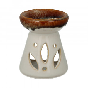 15975 Аромалампа "Мелодия" 8 см бежевая Giftman