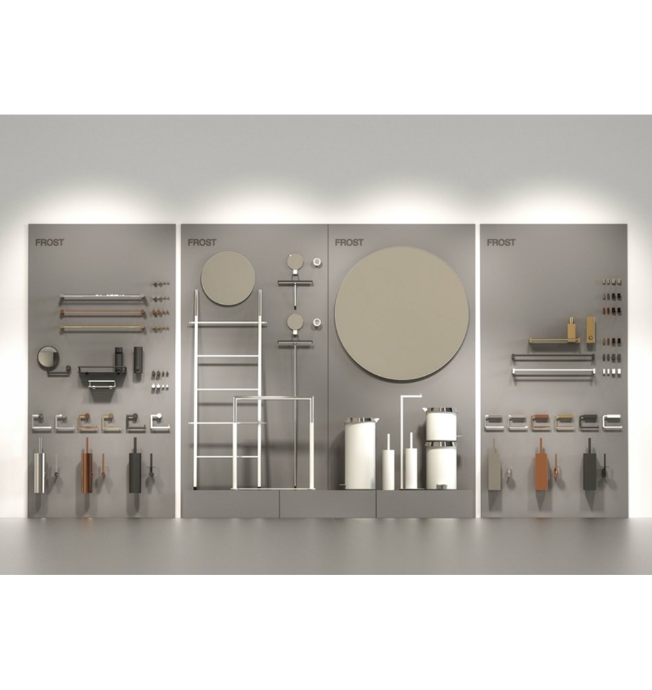 FROST Стол / вешалка для полотенец 6006 » белый / полированный Сталь / нержавеющая сталь Белый / полированный U6006-W  - Вид №5